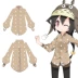 Các dấu vết của bộ đồ Chinchilla nữ mùa đông phim hoạt hình anime áo sơ mi hai nhân dân tệ vest quần legging xung quanh quần áo hình dán công chúa elsa Carton / Hoạt hình liên quan