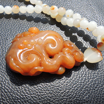 Dialect Brand Giant Leak Pendant Rare Yellow Famous Jade Gold Yellow Topaz Seed Material Ruyi Monkey Pendant R