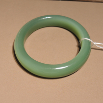 Dialect Hetian Jade Russian No. 7 mine ice bottom unstructured two-color cats eye jasper ring 54mm imperial concubine bracelet h2