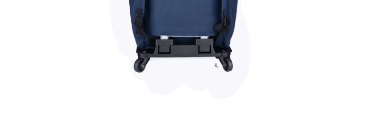 Xe đẩy ba lô túi đeo vai có thể tháo rời ánh sáng xe đẩy túi unisex công suất lớn túi mua sắm du lịch vali kéo cao cấp