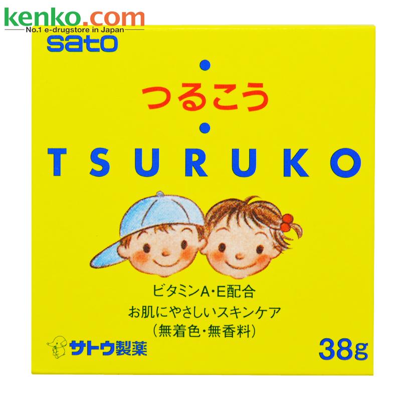 【日本直邮】佐藤柔美Tsuruko婴幼儿宝宝专用润肤膏润肤霜 38g