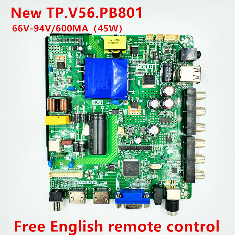 New LEROY TP V56 PB801 TP V56 PB726 SKR 801 Three-in-one board free remote control