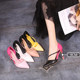 9cm French girl color matching sweet stiletto high heels new hollow pointed hollow one word belt single shoes women 40