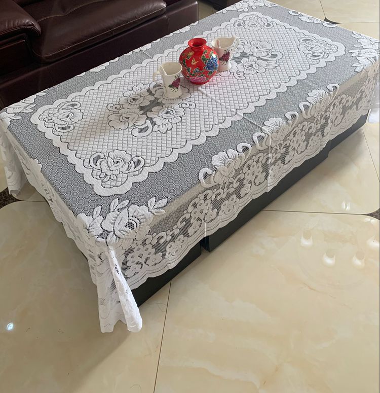 bảng ren vải che đầu giường bảng vải vải che vải bụi máy giặt TV khăn trải bàn bàn cà phê hình chữ nhật khăn tủ lạnh - Khăn trải bàn khăn trải bàn canvas