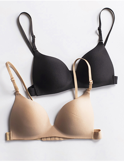 Áo crop top ngực mỏng phần đẹp lưng không có vòng thép ngắn đoạn gợi cảm chống ánh sáng học sinh phiên bản Hàn Quốc của dây đeo quấn ngực đồ lót nữ ao nguc