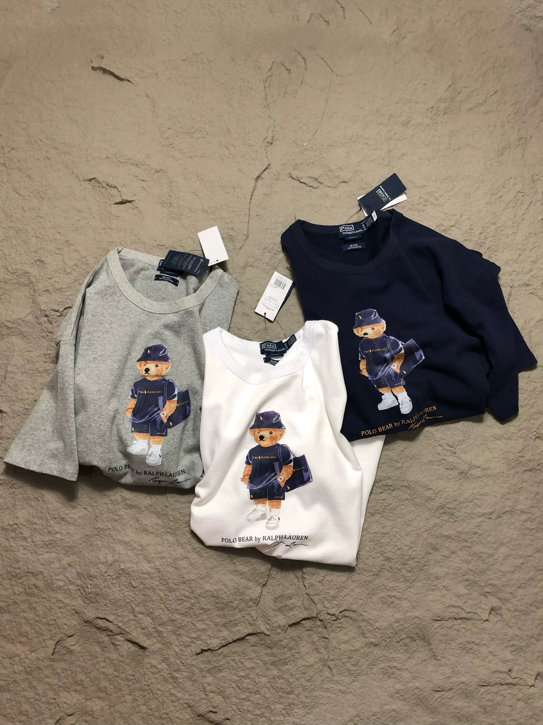 Классическое Bear Name BEA ретро принт Cityboy широкое издание Sudt -толстовка с круглым вырезом и коротким рукавом для мужчин и женщин