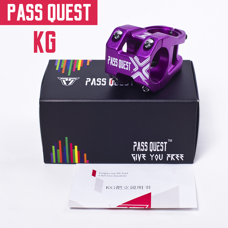 Taiwan PASS QUEST KG 40mm DJ AM FR DH Downhill Mountain Bike short handle vertical hard tail AM