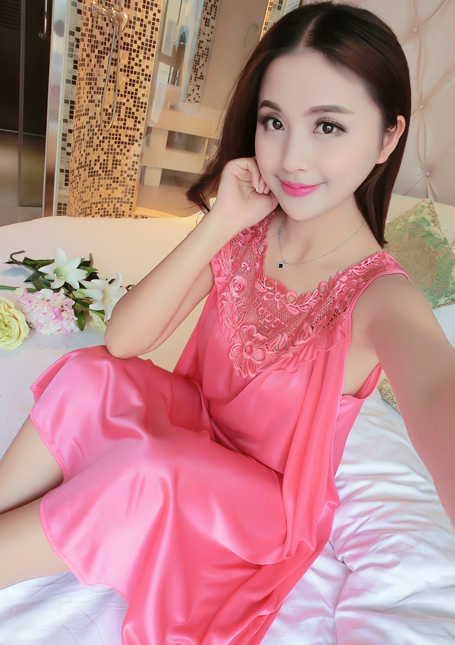 Siêu lớn kích thước nightdress nữ mùa hè 300 pound phụ nữ mang thai cộng với phân bón để tăng 230 lỏng kích thước lớn mang thai băng lụa dài đồ ngủ