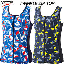 Japan 2021 New Speedo Speedo Swim Exercise Split Swimsuit Zipper Women SFW72124Z