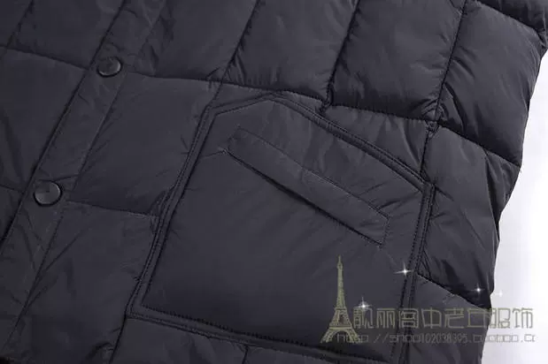 Mùa thu và mùa đông trung niên cotton vest nam cộng với phân bón XL vest người già dày ấm xuống áo vest cotton bộ quần áo thể thao nam