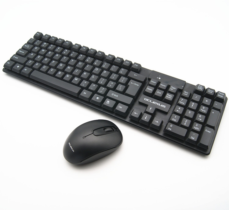 Your color wireless keyboard and mouse set suspension light and splash-proof notebook desktop computer office game