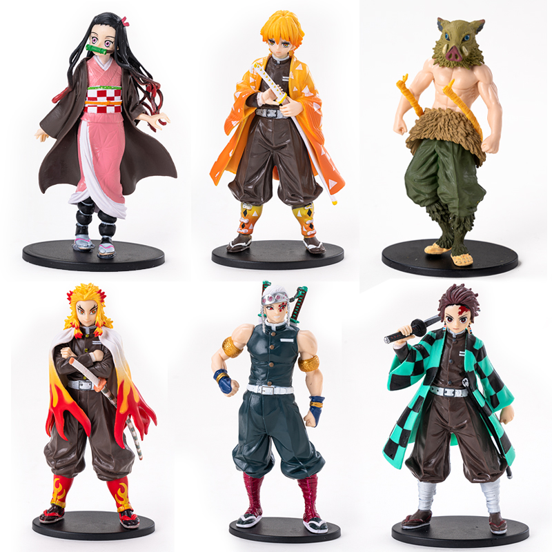 Ghost-Extinguisher's Blade Series Online Red Baking Cake Decoration Swing Accessories Birthday Party Cartoon Character Doll Dress Costume