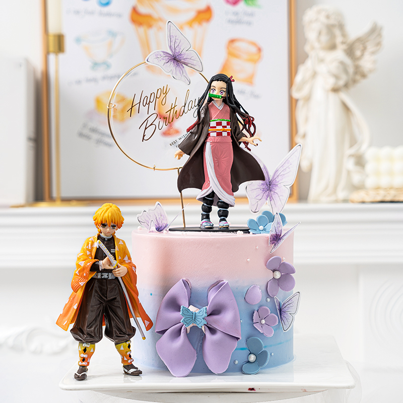 Net Red Baking Cake Decorate Ghost's Edge Series Swing Pieces Birthday Party Cartoon and Costume Costume