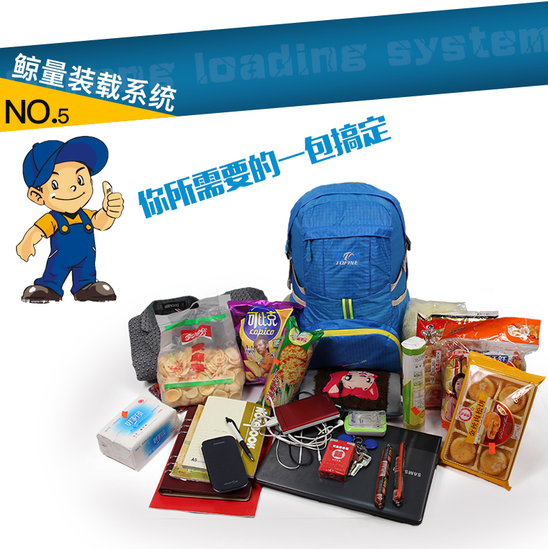Túi da gấp siêu nhẹ cho nam và nữ thể thao ngoài trời cặp đi học nữ
