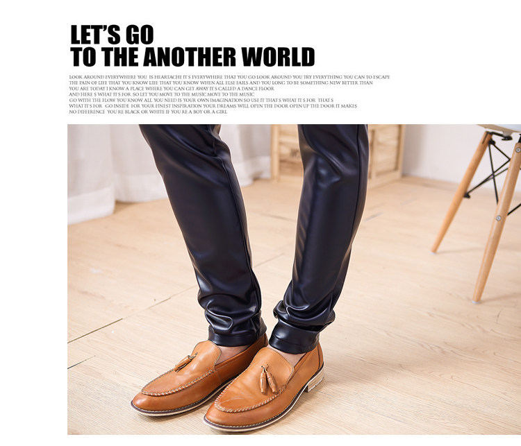 Pantalon cuir homme serré pour adolescent - Ref 1488962 Image 37