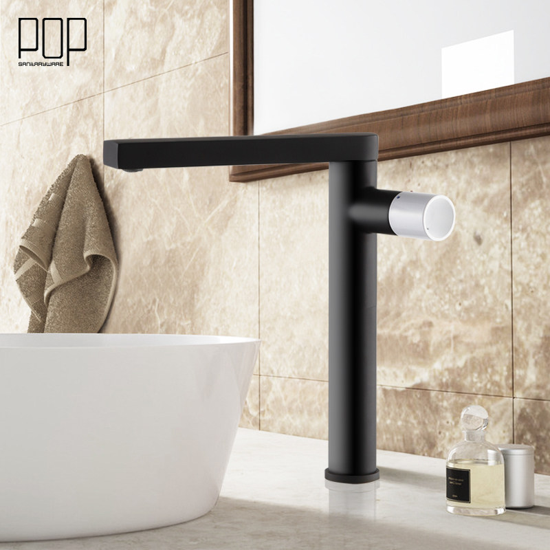 POP bathroom fine copper rotating hot and cold basin faucet Hand wash basin table basin Powder room faucet