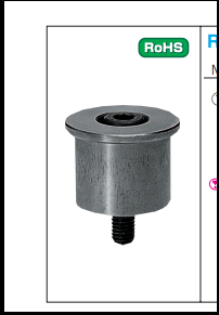 Fixed stop for needle roller RSTKH16 RSTKH20 RSTKH25