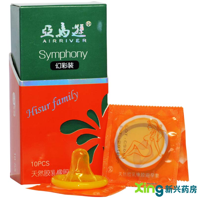 亚马逊 避孕套 光面 幻彩 10只装  果味香型 情趣用品 套女避孕