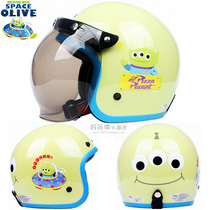 Taiwan EVO Fine Clothing Trinity Green Harei Electric Motorcycle Helmet Male And Female Safety Helmet Warm Winter