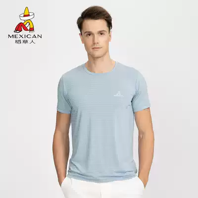 Scarecrow outdoor quick-drying clothes ultra-thin breathable Men's and women's stretch casual T-shirt spring and summer new running sportswear