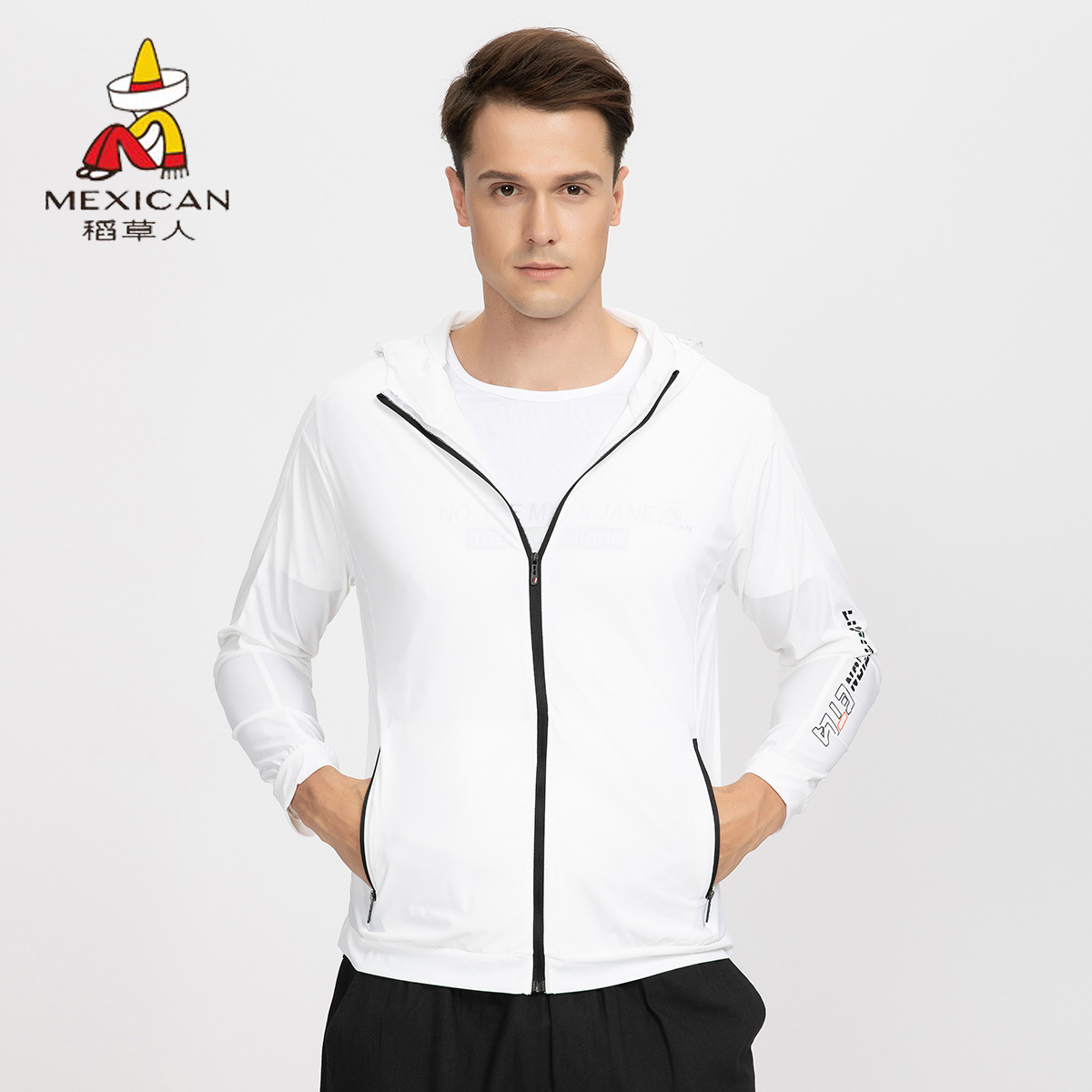 Scarecrow sunscreen clothes sunscreen coat female breathable sports ultra-thin outdoor beach