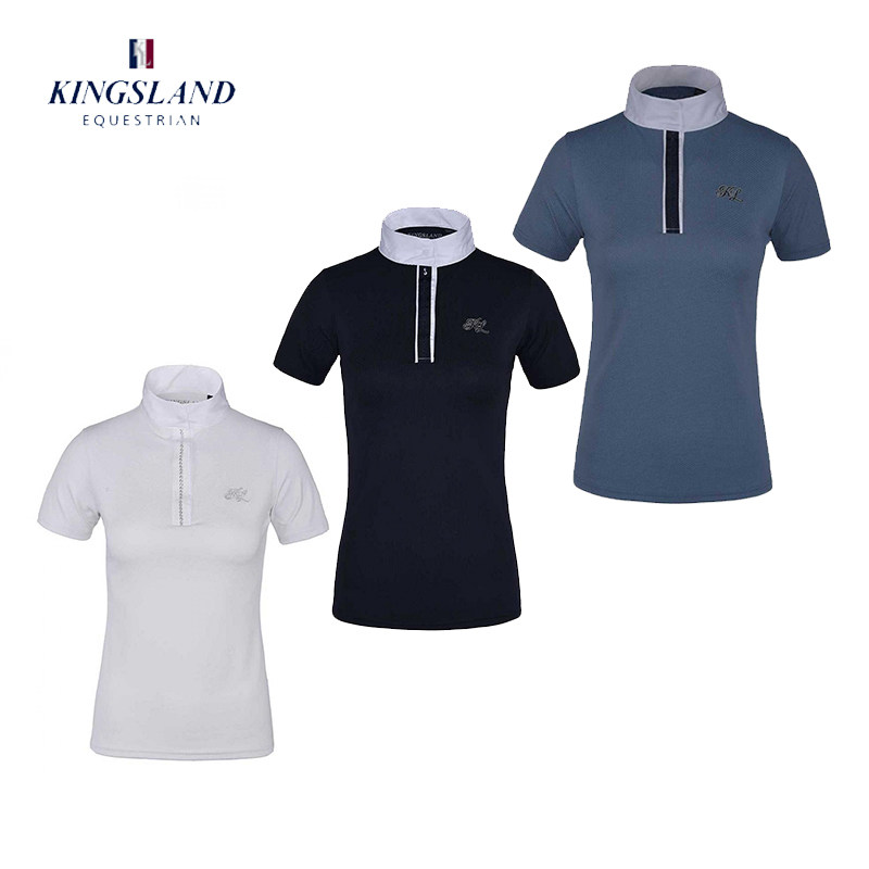 565 European imported Kingsland equestrian riding summer competition shirt short-sleeved women's models