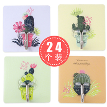 Viscose cute small hook strong load-bearing hook kitchen cartoon hook wall suction cup cartoon wall hook hanging