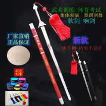 Dance Sword Dance Classical Dancing Children Martial Arts Training Performance Sword Unopened Blade Competition Regulations Ring Sword Tai Chi Soft Sword
