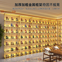 Tempered glass wine rack display cabinet beer foreign wine red wine grape white wine display cabinet commercial wine cabinet display rack customization