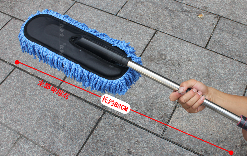 Ante làm sạch xe có thể thu vào sáp sáp sáp để lau xe lau bụi bàn chải rửa xe công cụ cung cấp dụng cụ - Sản phẩm làm sạch xe chổi rửa xe ô tô cán dài