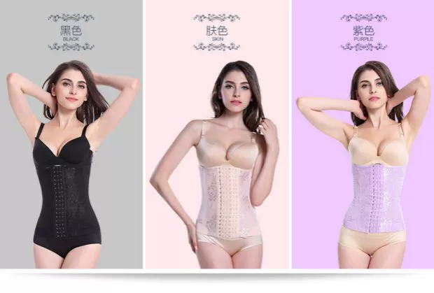 Đai nịt bụng giảm béo đai nịt bụng corset giảm béo đai eo thon thắt lưng nhựa thắt lưng định hình quần áo giảm béo bụng giảm béo bụng phụ nữ gầy - Đai giảm béo