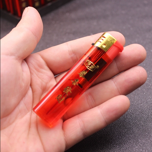 Прозрачная пластиковая одноразовая электронная зажигалка, делается под заказ