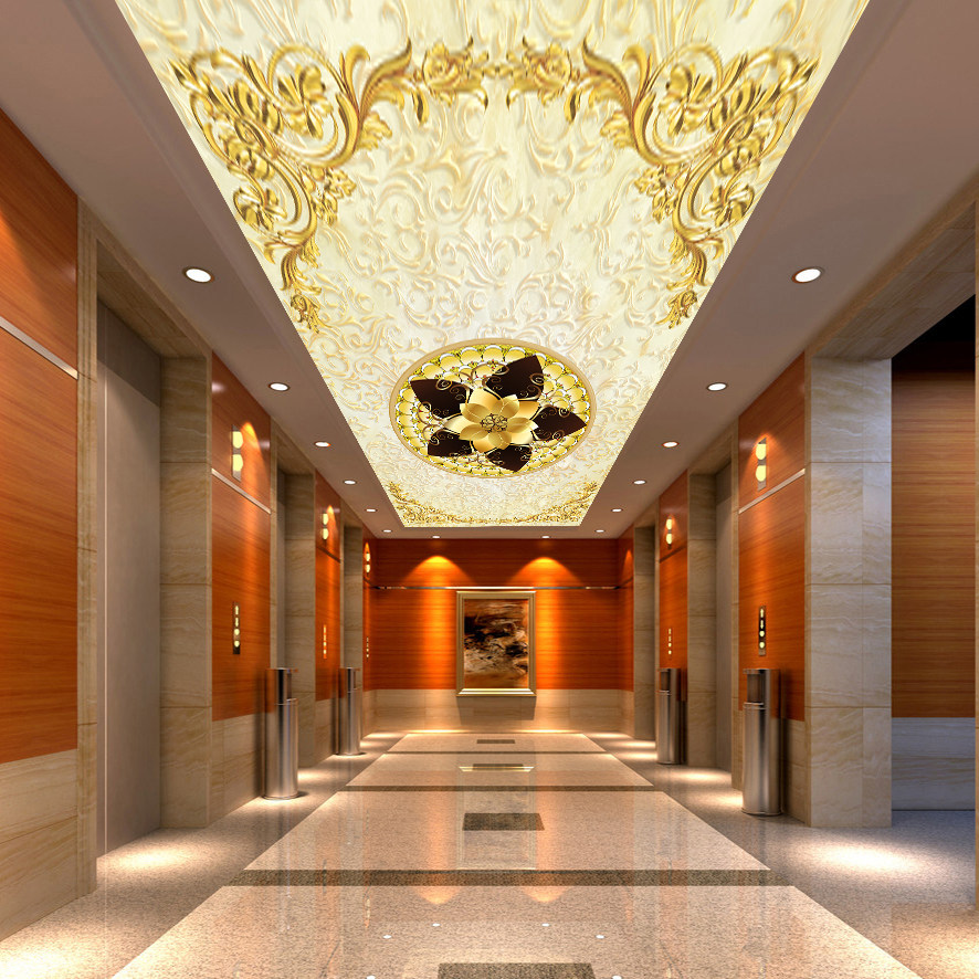 New European style suspended ceiling soft film ceiling flexible light-transmitting film advertising light box kabu light box film home decoration suspended ceiling