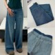 High waisted slimming straight jeans for petites