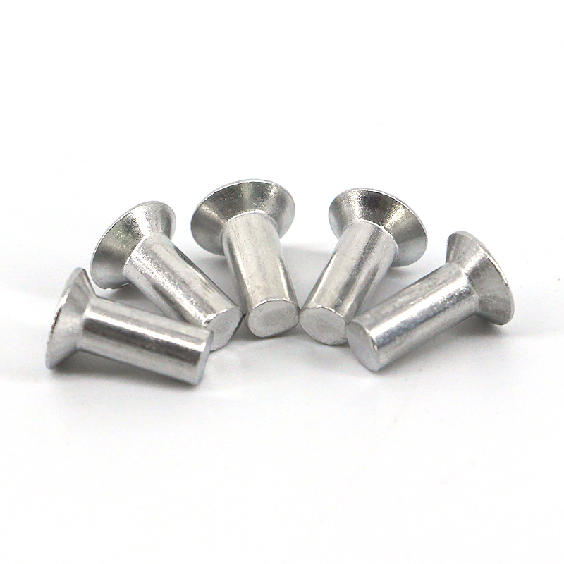 Countersunk head solid aluminum rivet sign billboard rivet flat cone road sign pure aluminum willow ding Maoding factory