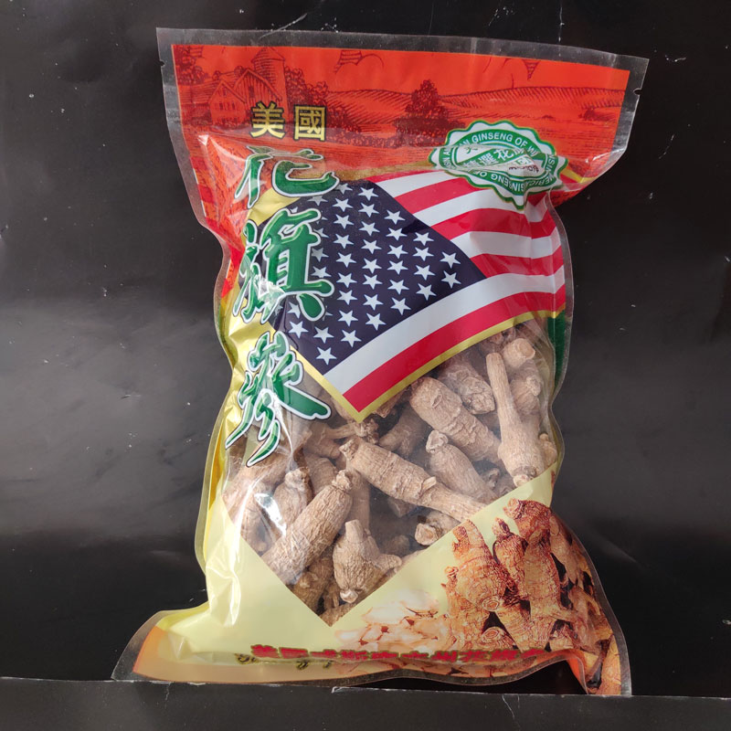 Citi American Ginseng Authentic old Article American Ginseng 6 years Root flag ginseng Article 250 gr Powder Slicing Bifurcated Citi Ginseng