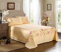 Cotton embroidered sheets Cotton thickened finished sheets Cross-stitch double single 1 8m bed special price 2m bed