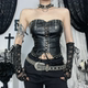 Punk hottie tube top y2k hollow sexy top ສໍາລັບແມ່ຍິງ