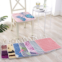 Plush cushion chair cushion chair cushion seat cushion with strap seat cushion student chair cushion office chair winter