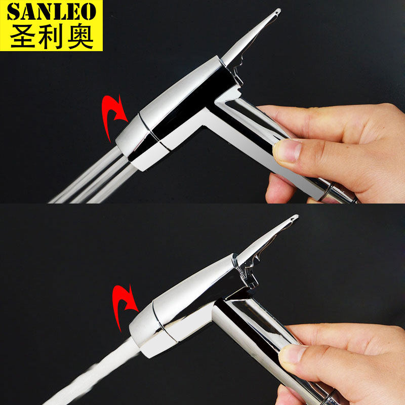 Dual-function cleanser sprinkler set post-toilet washer spray gun to clean butt anal pressurized bidet