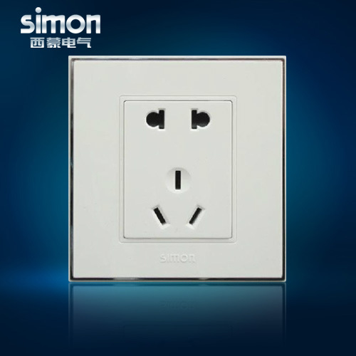 Simon 56 Series Five-Hole Socket Simon 56 Elegant White 56C Switch Socket V51084 Genuine 86 Type Panel Simon 56 Series Five-Hole Socket Simon 56 Elegant White 56C Switch Socket V51084 Genuine 86 Type Panel