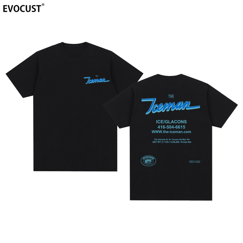 Iceman Drake New Album Hip Hop Trendy Brand Short-Sleeve T-Shirt for Men and Women Iceman Drake New Album Hip Hop Trendy Brand Short-Sleeve T-Shirt for Men and Women