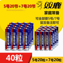 Deer 40 grain carbon dry 5 hao 20 grains of 7 20 grains of childrens toys TV air conditioning remote control battery