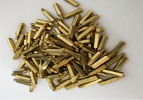 Single head hexagonal copper stud Internal and external stud hexagonal support isolation copper column M3X4 5 6 7 8--12 5