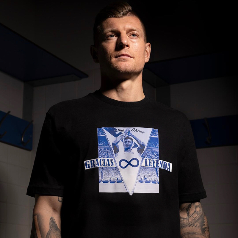 2025 Royal Madrid Emperor Marquette Short-Sleeved T-Shirt Croros Berinham's Same Short-Sleeved T-Shirt Pure Cotton