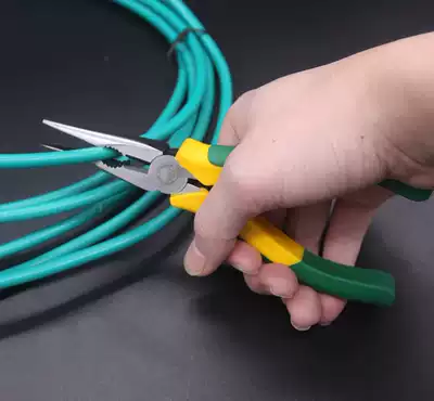 Hans needle nose pliers hardware non-slip handle 6 inch pointed pliers tip pliers needle nose pliers