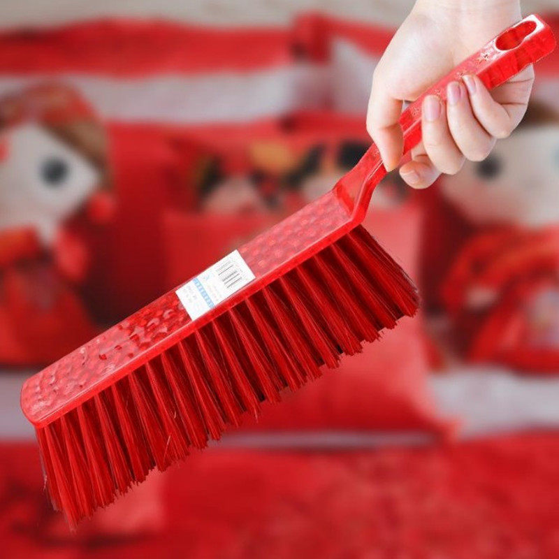 Wedding bed sweeping brush wedding red bed brush household bedroom bed cleaning carpet sofa dusting plastic brush