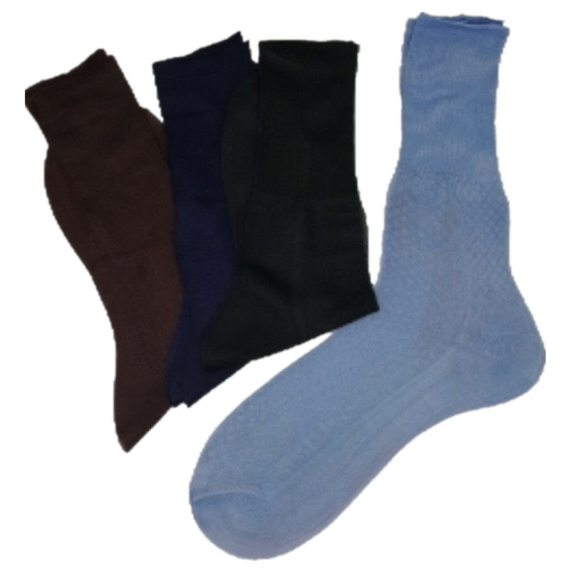 10 pairs of middle-aged and elderly men's loose-mouthed stockings old-fashioned nylon nylon mercerized high tube not strangling feet dad socks summer thin