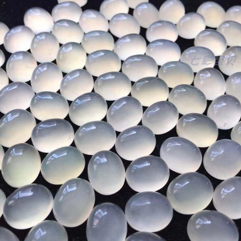 Good quality natural ice species Xiuyu ring surface B05-3 high imitation ice species jade fluorescence