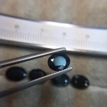 Natural Sapphire bare stone heat treatment GIC gem identification learning specimen A02B-1 2